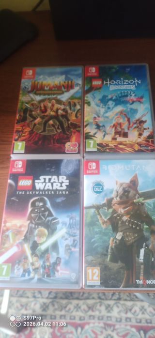 Zestaw gier Nintendo Switch używane