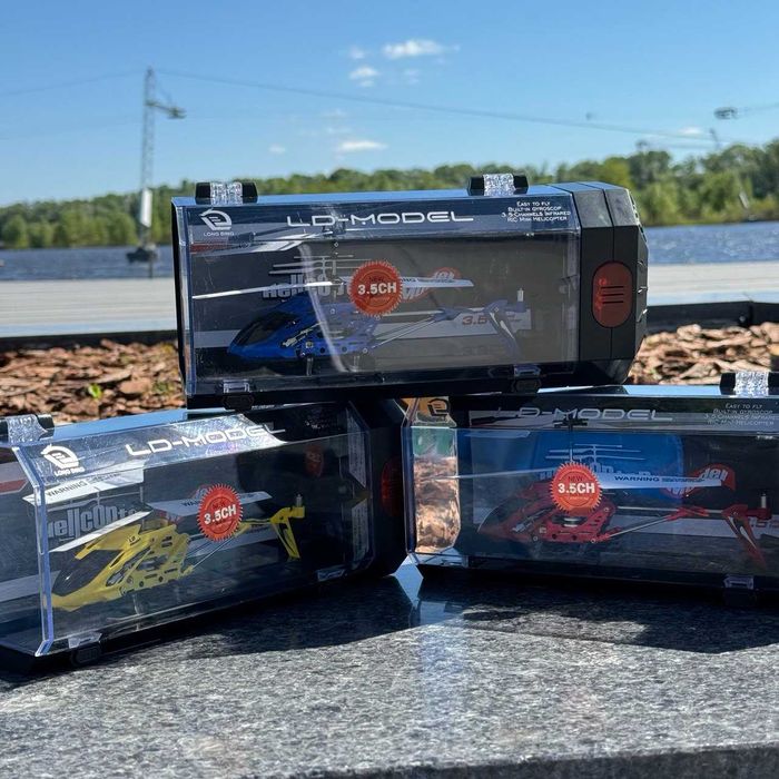 Вертолет на радиоуправлении ДРАКОН Красный. Игрушка на радиоуправлении