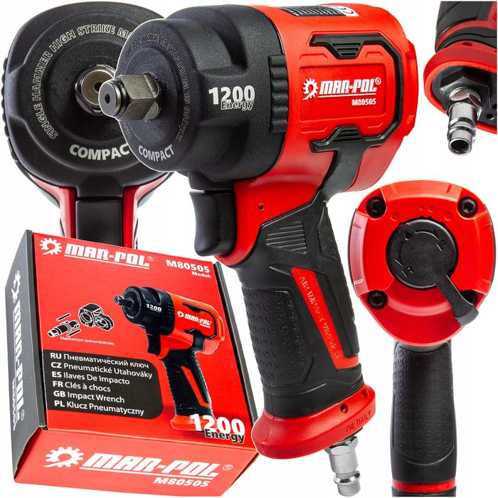 Klucz Pneumatyczny 1/2'' MAR-POL Compact 1200Nm
