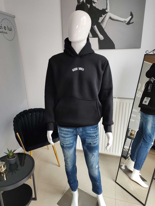 Bluza Good Vibes - czarny M