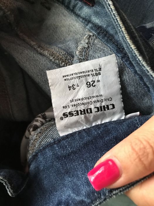 Vendo dois pares de calcas de ganga chic dress 34