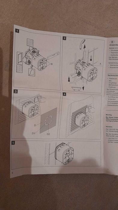 OSTATNIA SZTUKA GROHE Rapido E – Nowoczesny system podtynkowy!