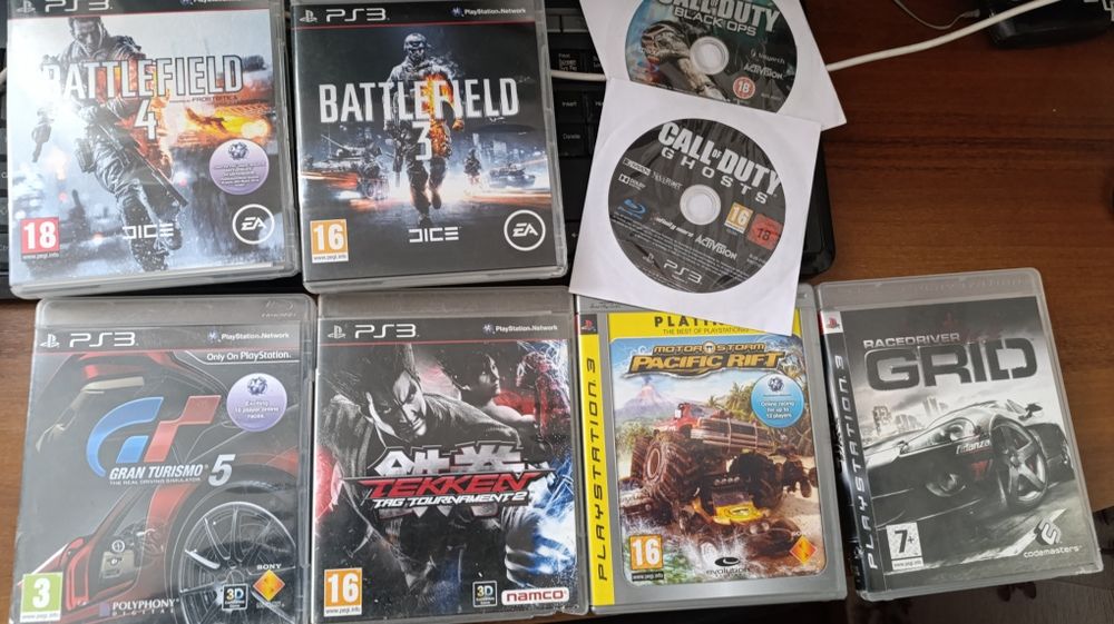 Ps3 с дисками и магазиномps