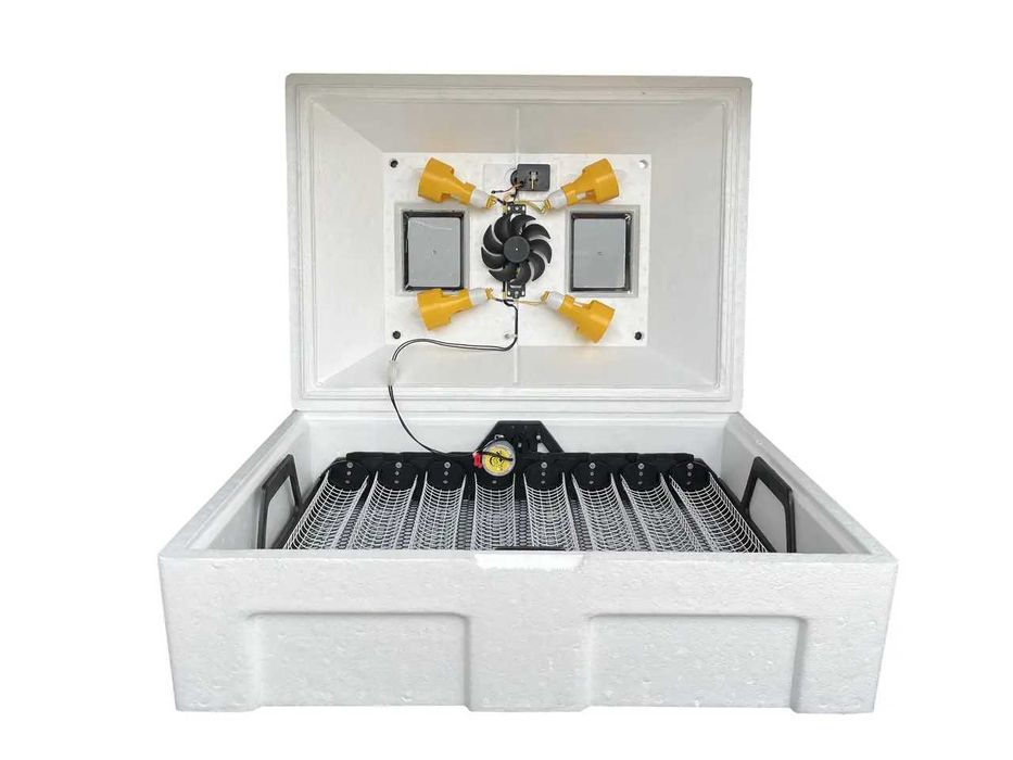 Инкубатор автоматический Теплуша Люкс 72 ЛАВ Ламповый с Влагомером