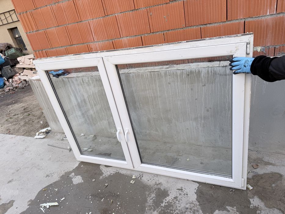 Okna dwuszybowe plastikowe kilka sztuk