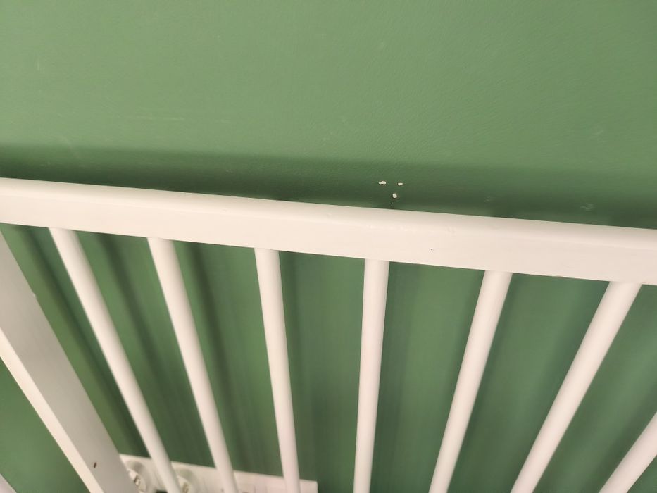 Łóżeczko -tapczanik + materac 120x60