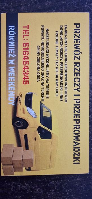 Usługa transportowa