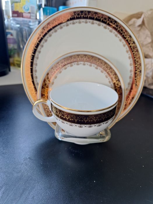 Trio śniadaniowe kahla zestaw porcelana
