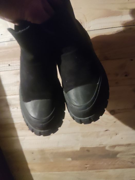 Trzewiki buty na szerokiej podstawie