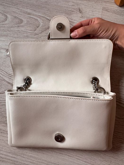 Torebka Pinko biała srebrna