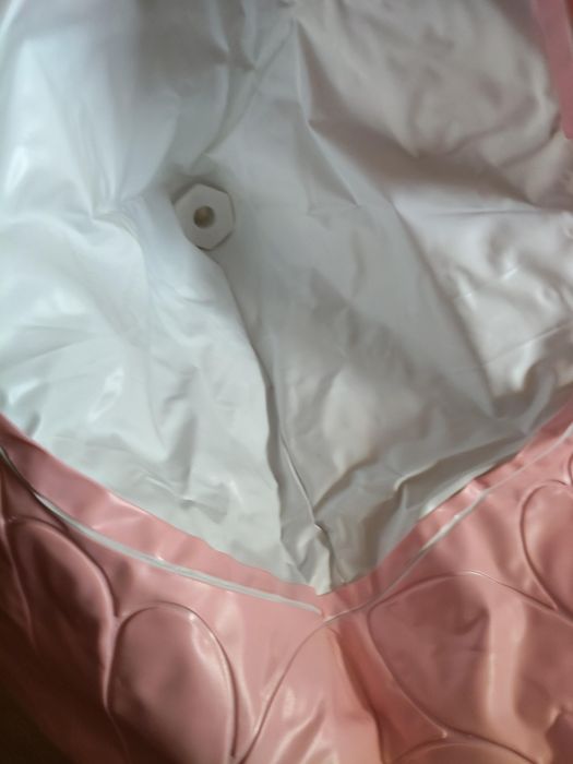 Bacia insuflável e portátil para lavar cabelos