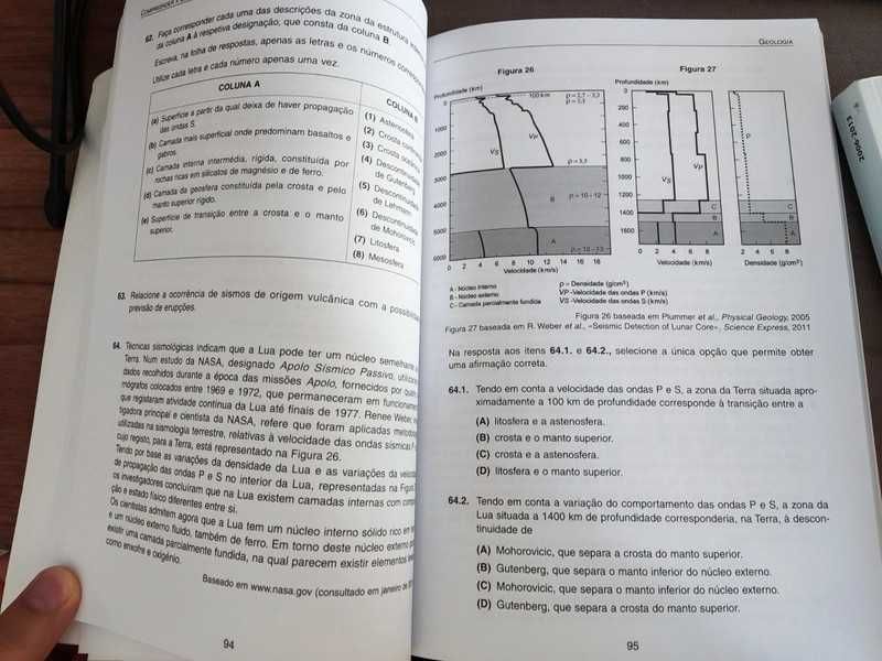 Questões de exame - Biologia e Geologia