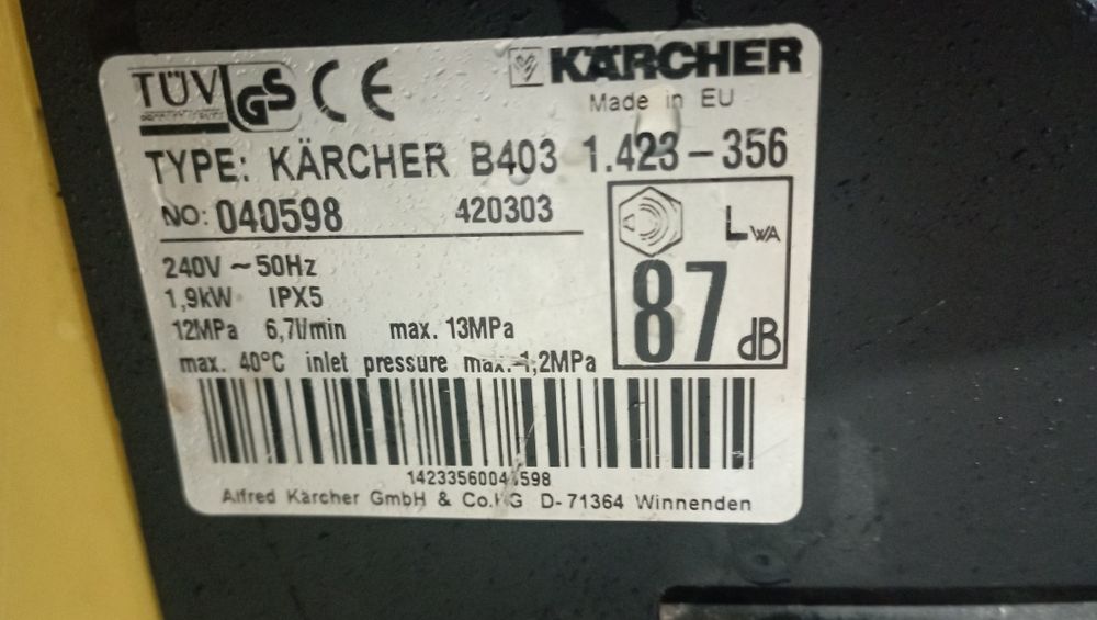 Maquina lavagem a pressão Karcher