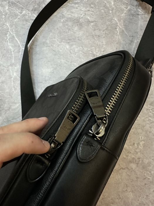 Мужская сумка через плечо Coach Кожа | Оригінал | Нова