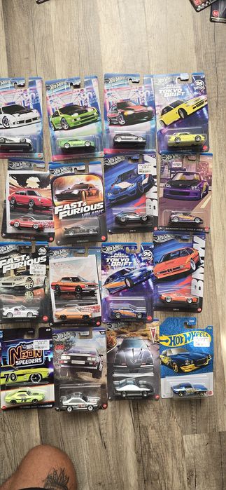 Autka hot wheels samochodziki kolekcja mattel