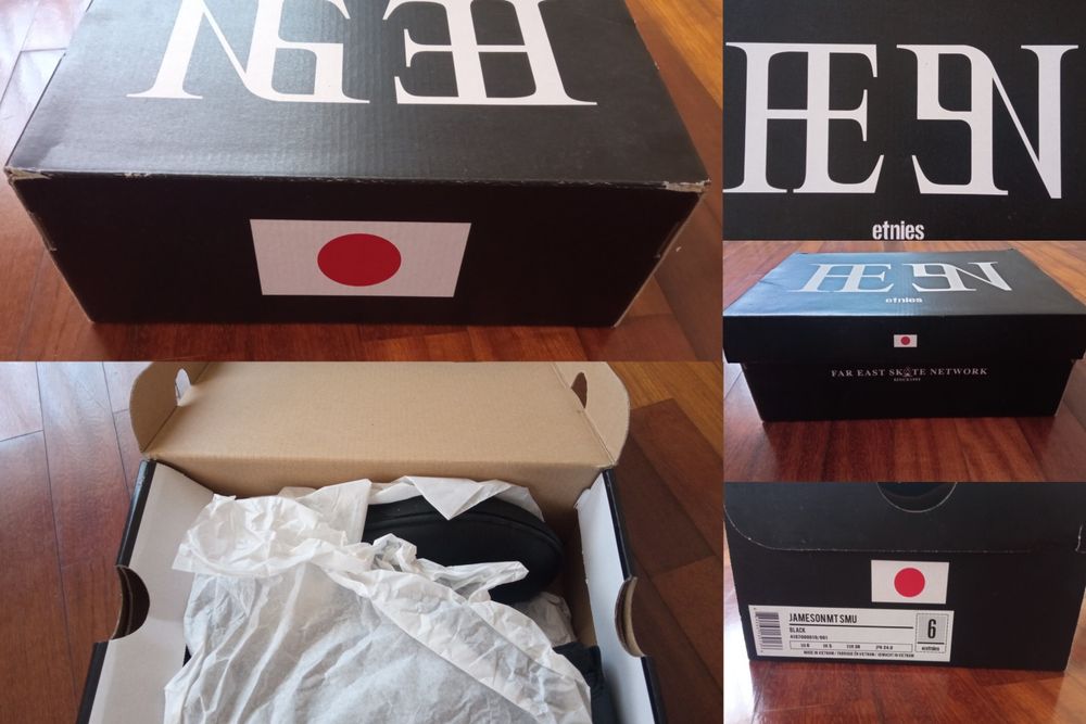 Tênis -Etnies e a "FESN" (Far East Skate Network) Japão colaboração limitada