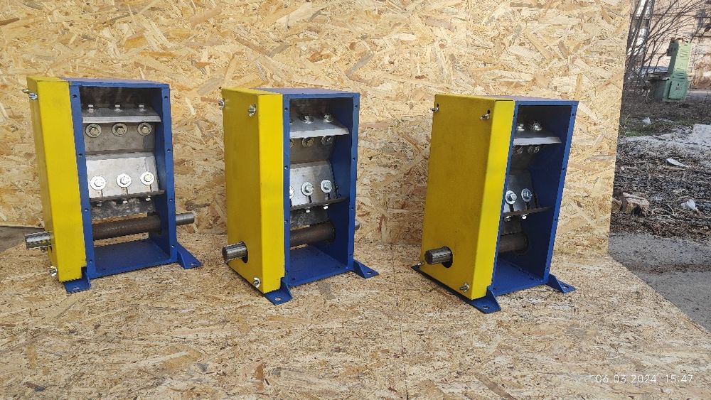 Різальний модуль ВР-100 3-х валий блок. Гілкоподрібнювач. Дробилка.