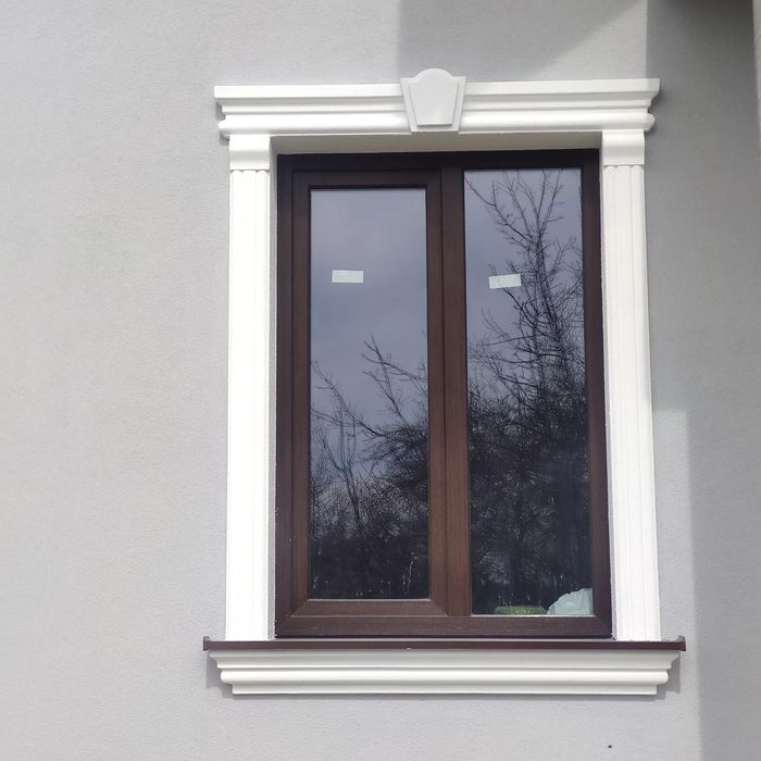 Фасадний декор.Ліпнина на фасад.Утеплення фасаду.Карнизи.Багети.Колони