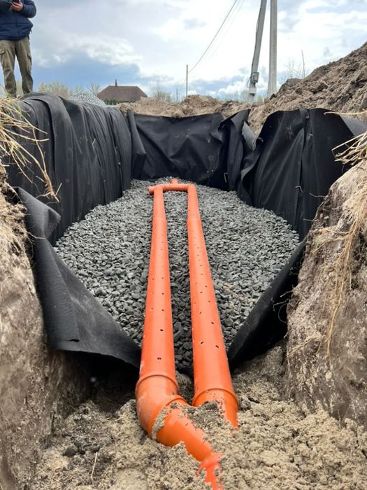 Септик під ключ, копка комуникации, дренажние поля, вигрибние ями