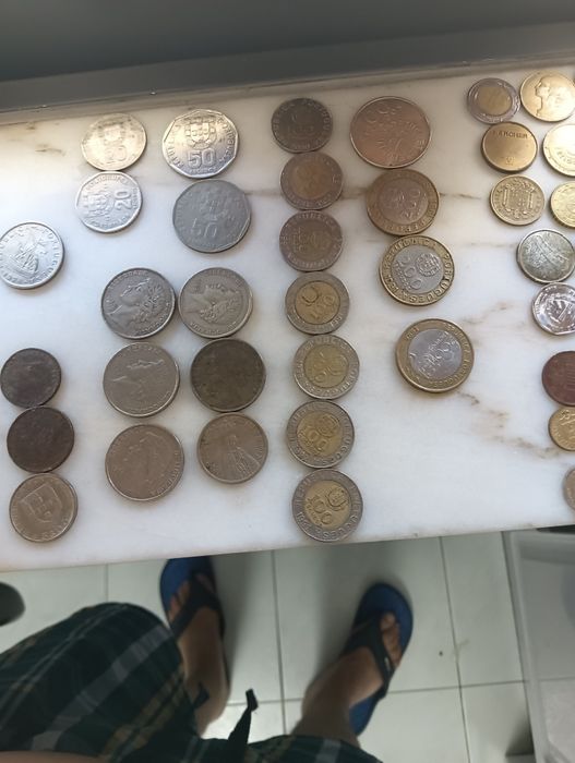 Moedas de escudos