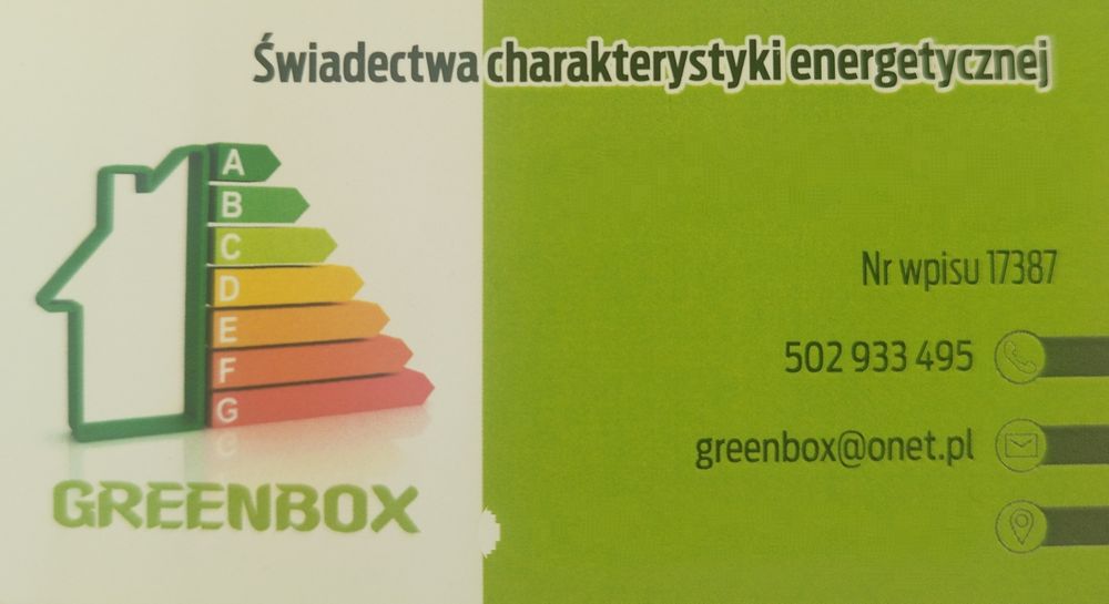 Świadectwa charakterystyki energetycznej