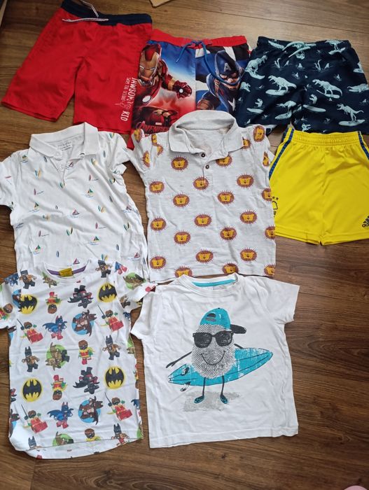 Лот пакет одягу для хлопчика 110-116 футболки реглани