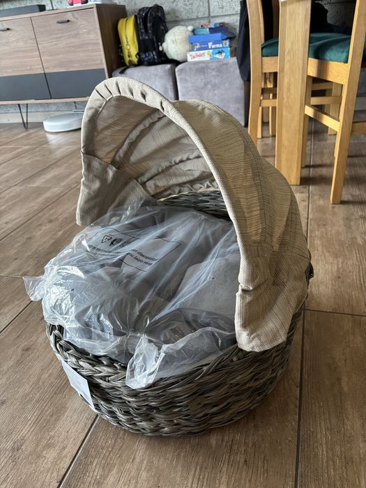 Nowe legowisko dla kota rattanowe