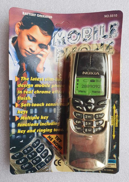 Antigo Brinquedo ~ "NOKIA 8850" ~ Bootleg a pilhas ~ 1999/2000