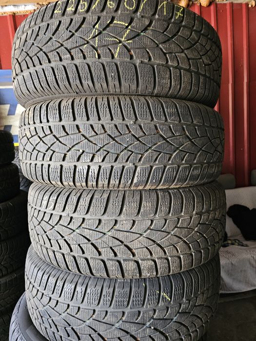 Opony Zimowe R17 225/60-7.5mm-Dunlop-Montaż