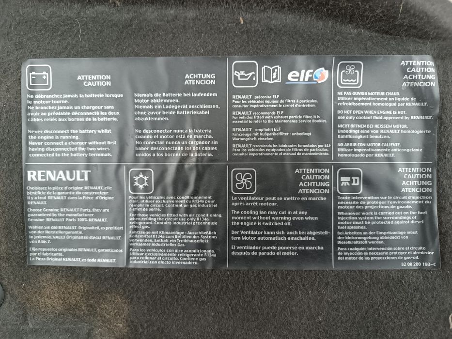 Capot - renault grand scénic ii (jm0/1_) | 04 - 09