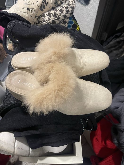 Тапочки з хутром