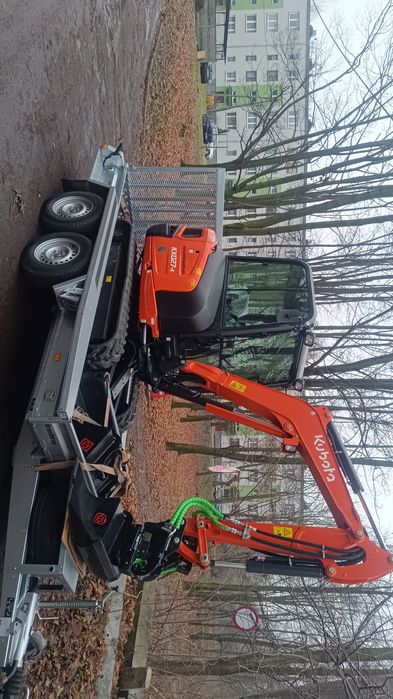Roboty ziemne, stany surowe budynków Koparka i Wozidlo 3t