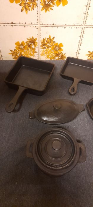 Panelas e Frigideiras Mini/ Ferro Fundido