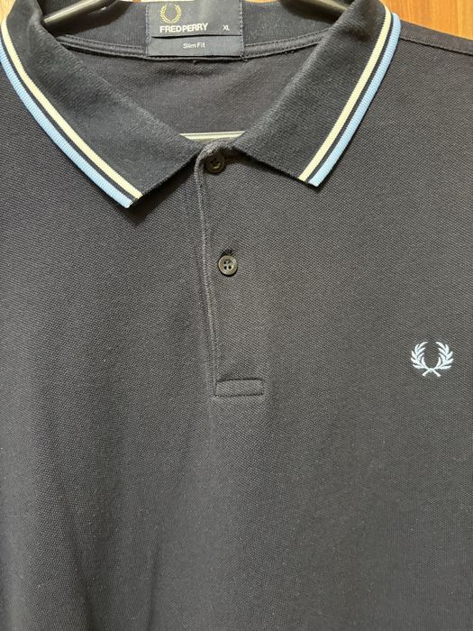 Чоловіче поло на довгий рукав Fred Perry