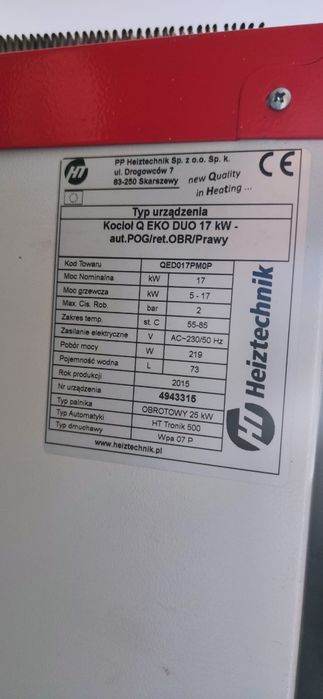 Heiztechnik palenisko retortowe