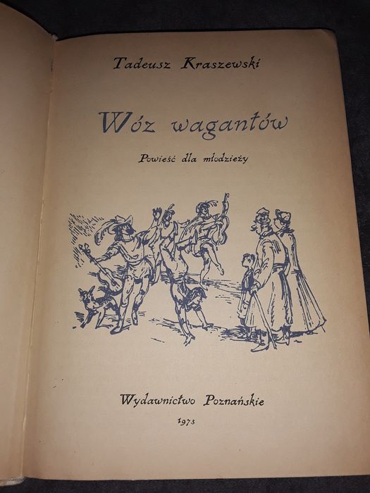 Wóz wagantów Tadeusz Kraszewski twarda oprawa