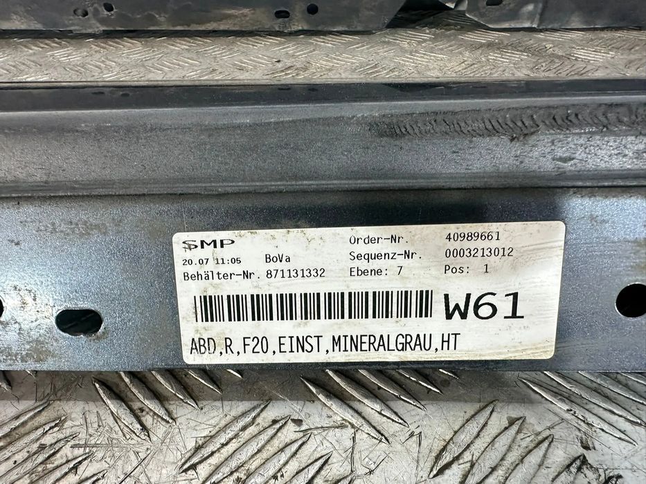 Conjunto Embaladeiras Saias Laterais Sport Originais BMW Serie 1 F20