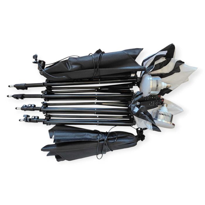 Zestaw do Fotografii, lampy ze Statywem, zestaw do mocowania tła