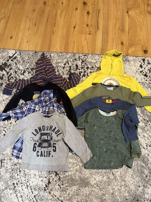 Bluza bluzka z długim rękawem dla chłopca 110