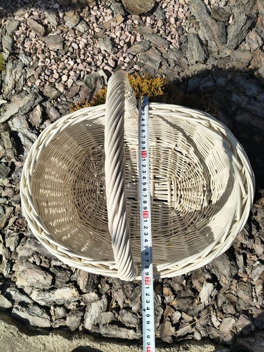 Плетений великодній кошик з лози  Ручна робота  Натуральна лоза