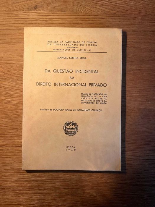 Questão Incidental Direito Internacional Privado (M. Cortes Rosa)