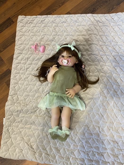 Лялька реборн реалістична нова 55см вініл кукла анатомічна