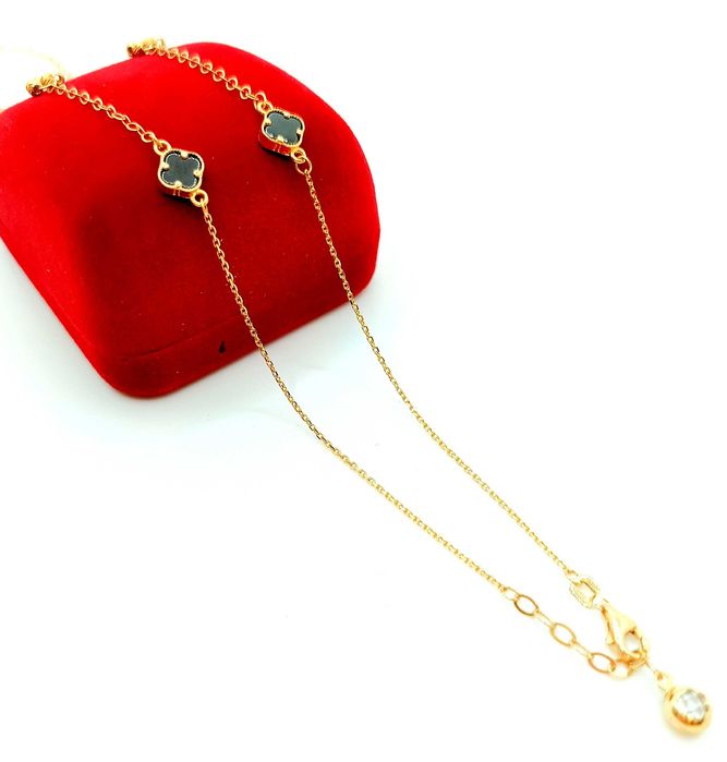 Złoty naszyjnik Zdobiony NOWY PR.585 W:4,60gr Dł.42-45cm InterSKLEP