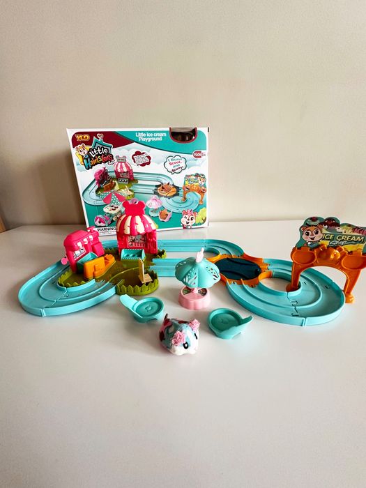 Ігровий набір "Little hamsters" Парк морозива, набір хом'яки