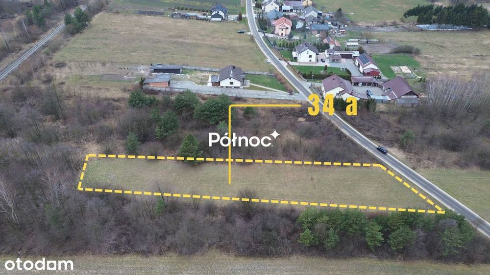 Działka budowlano-usługowa Osiek 3429 m²