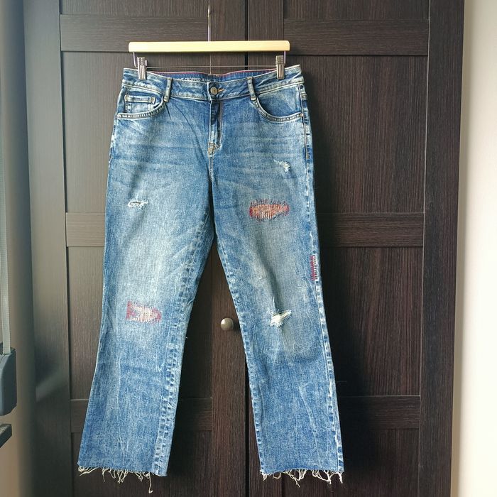 Spodnie damskie jeansowe c&a r. 40