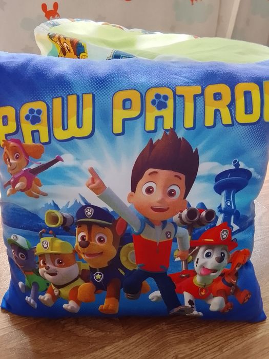 Puff + almofada Patrulha Pata