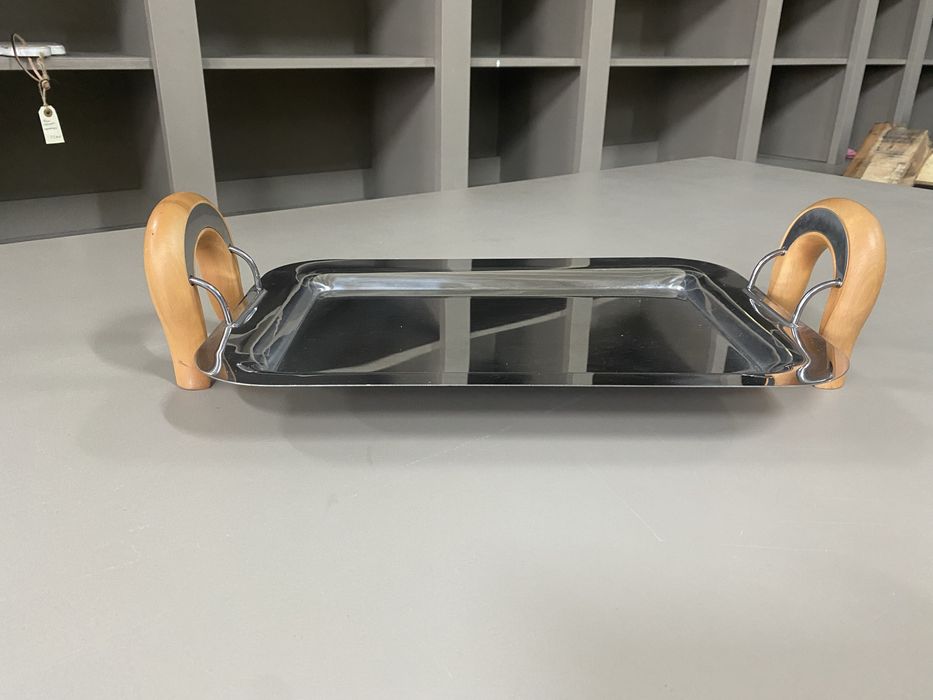 Bandeja de servir em aço inox