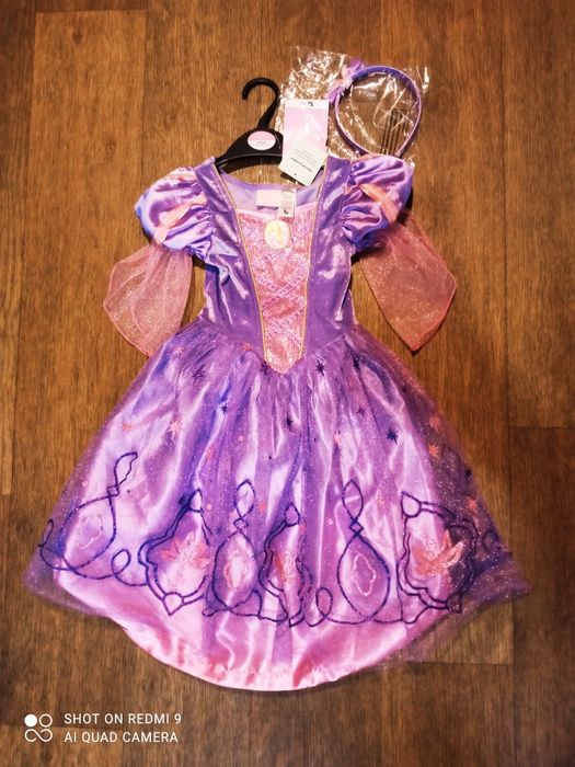 Платье принцессы Рапунцель,джин Шайн,Супергерл, пони Радуга,3-6 лет