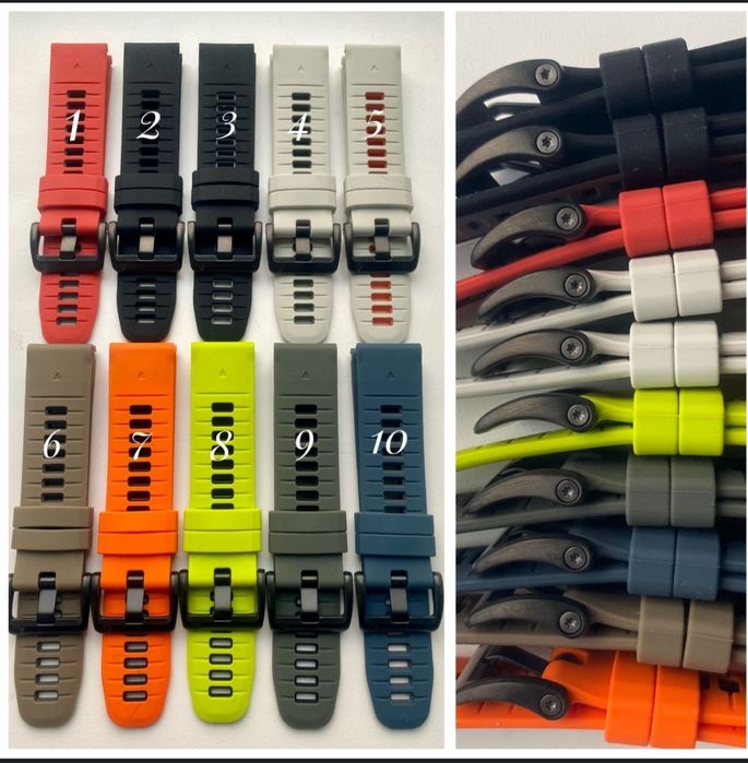 Продам силиконовый  ремешок для часов Garmin QuickFit 22 ,26 мм Watch